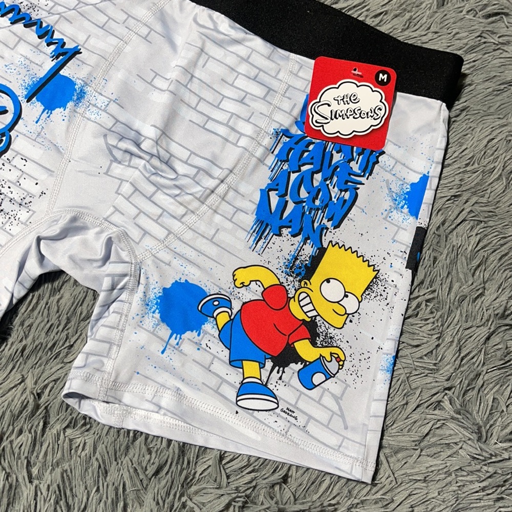 π©π©The Simpsons Bart Graffiti Men Boxersπ©π© - Picture 2 of 5